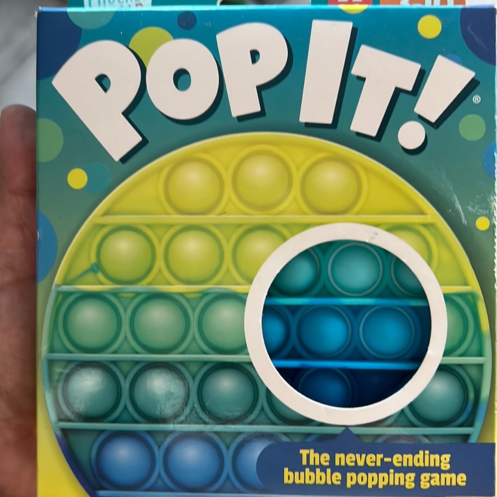 Blue colored POP IT